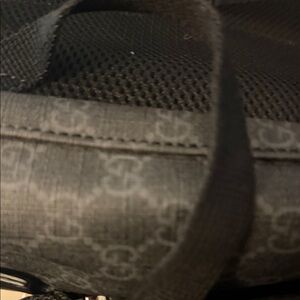 Gucci Black Monogram Men's Backpack